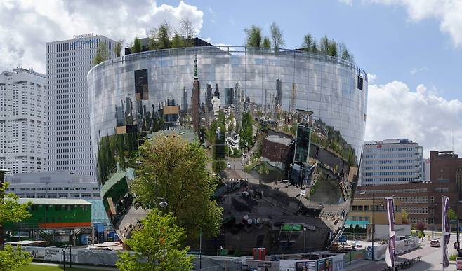 네덜란드 MVRDV가 설계한 로테르담 '개방형 수장고' 디포 보이만스 판 뵈닝언. /디포 보이만스 판 뵈닝언 홈페이지 캡처