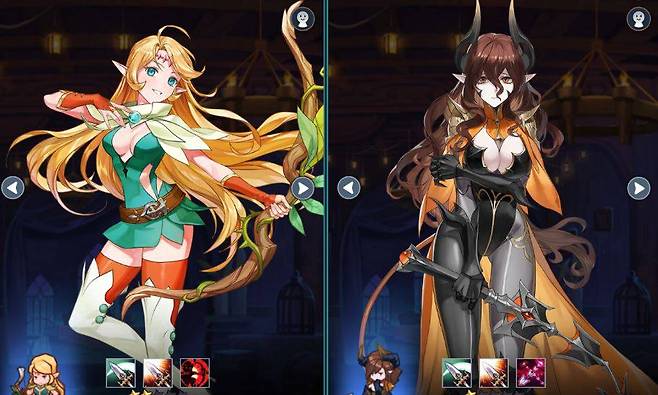 쥬피(좌) / 스피나(우)