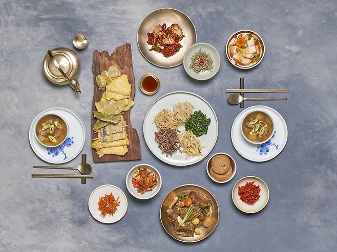 롯데백화점이 내놓은  추석음식세트