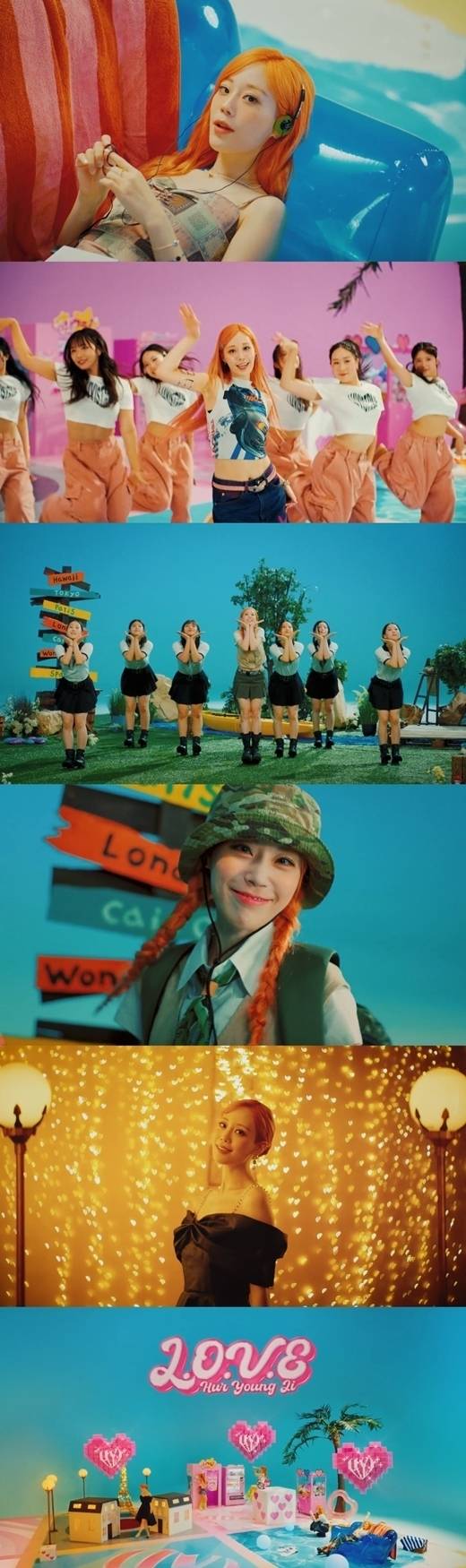 솔로 데뷔한 카라 허영지 / 'L.O.V.E' 뮤직비디오