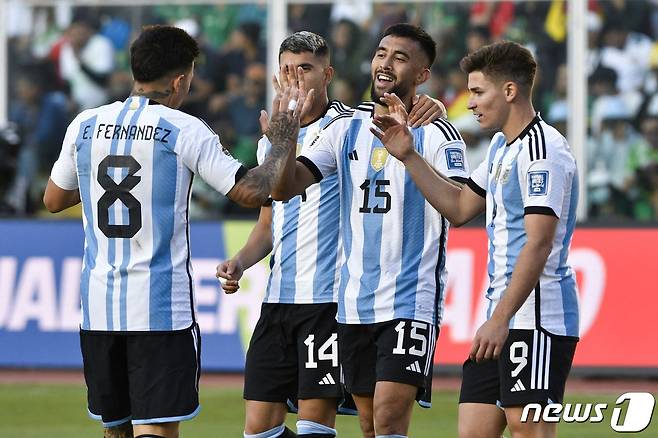 아르헨티나가 볼리비아를 3-0으로 이겼다. ⓒ AFP=뉴스1