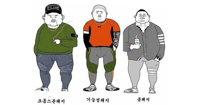 5년 전 ‘동네 양아치 문신돼지충 특징’이라는 글이 온라인 커뮤니티에서 화제였다. 온라인 커뮤니티 갈무리