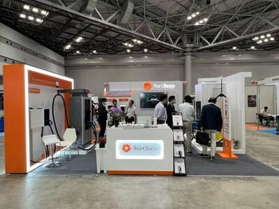 StarCharge Booth in Japan N+ Sustainability Show (PRNewsfoto/StarCharge)