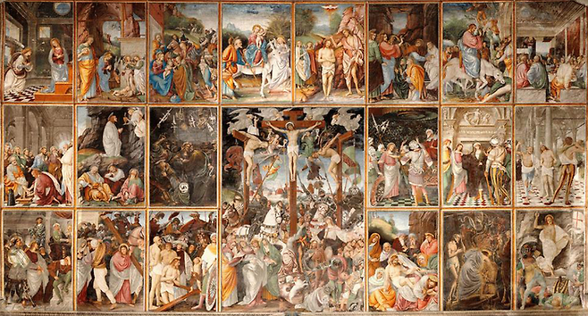 16세기 화가 가우덴초 페르라리의 ‘그리스도의 삶과 열정’. [Wikimedia Commons]