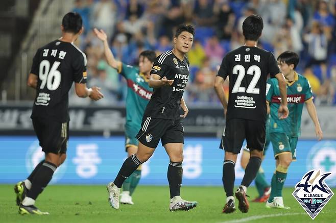 ▲ 울산 현대와 대전 하나시티즌이 1-1로 비겼다. ⓒ한국프로축구연맹