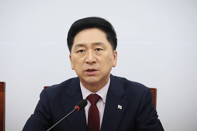 김기현&nbsp;국민의힘 대표. 연합뉴스