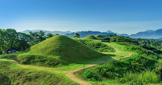 경남 함안 말이산 고분군 [문화재청 제공. 재판매 및 DB 금지]