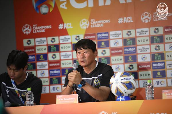 18일 2023~24시즌 AFC ACL 조별 리그 G조 1차전 요코하마 F.마리노스와의 경기를 앞두고 열린 공식 기자회견에 참석한 조성환 인천 감독. 사진=인천