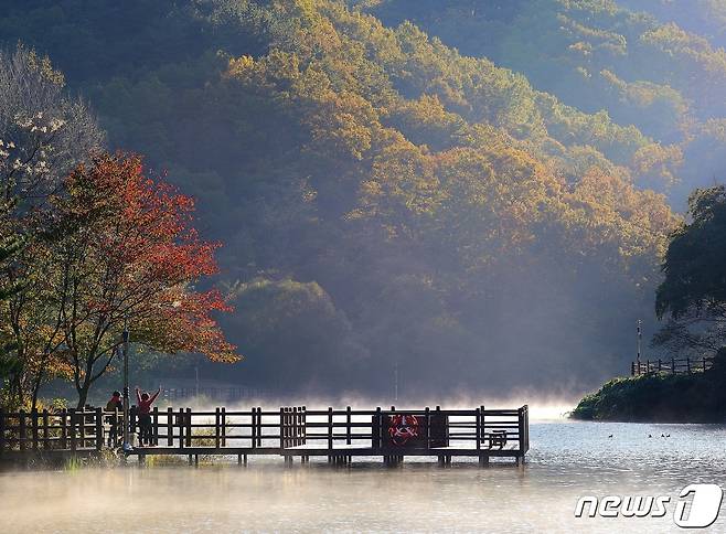 송정 박상진 호수공원.(울산북구청제공)