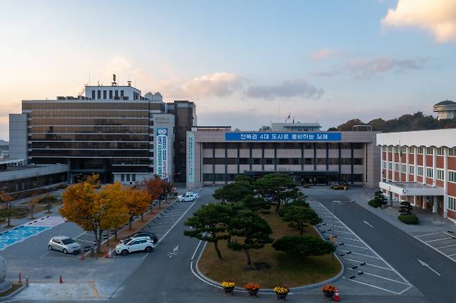 전북 김제시청 전경. 김제시청 제공