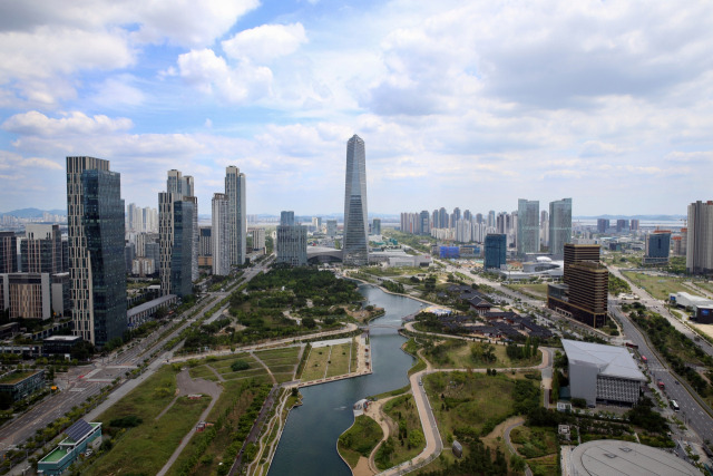 송도국제도시 전경. 사진제공=인천시