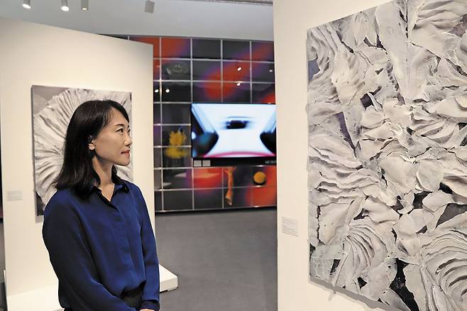 프리즈 서울 2023에서 공개한 브레게와 심소미 큐레이터의 아트 프로젝트 ‘스트리밍 타임’.