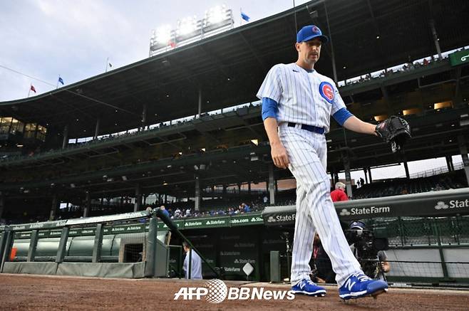 카일 헨드릭스가 22일(한국시간) 투구를 준비하고 있다. /AFPBBNews=뉴스1