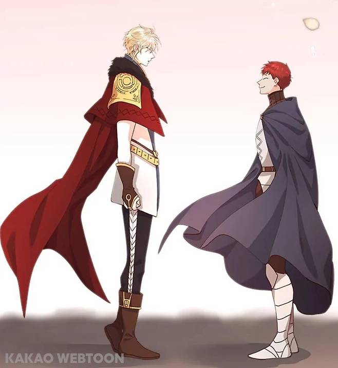 웹툰 '황제와 여기사' [카카오웹툰 갈무리]