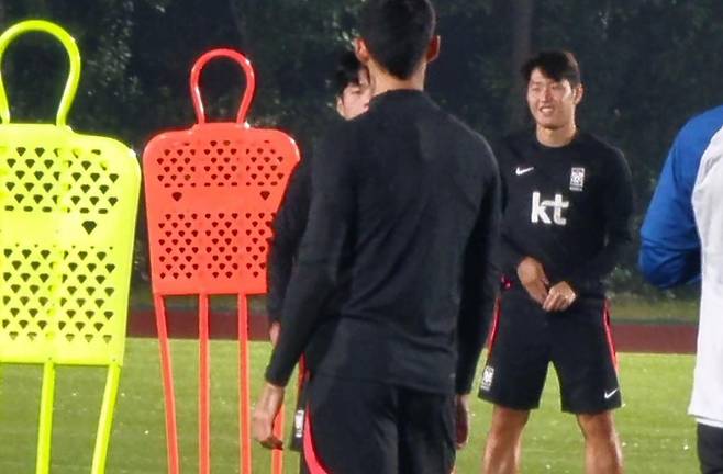 활짝 웃는 이강인 [촬영 이의진]