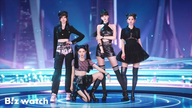 가상 4인조 걸그룹 메이브. /사진=메타버스엔터테인먼트 제공