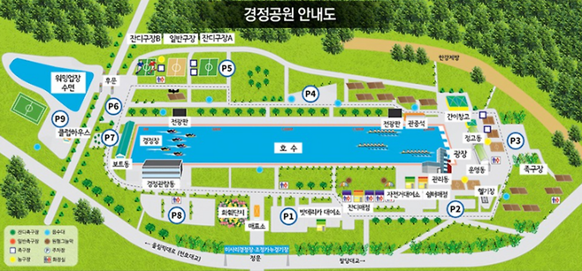 미사경정공원 안내도 / 사진=하남 미사경정공원 공식 홈페이지