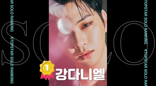 강다니엘이 K탑스타 축하 광고에 실린다. 사진=K탑스타