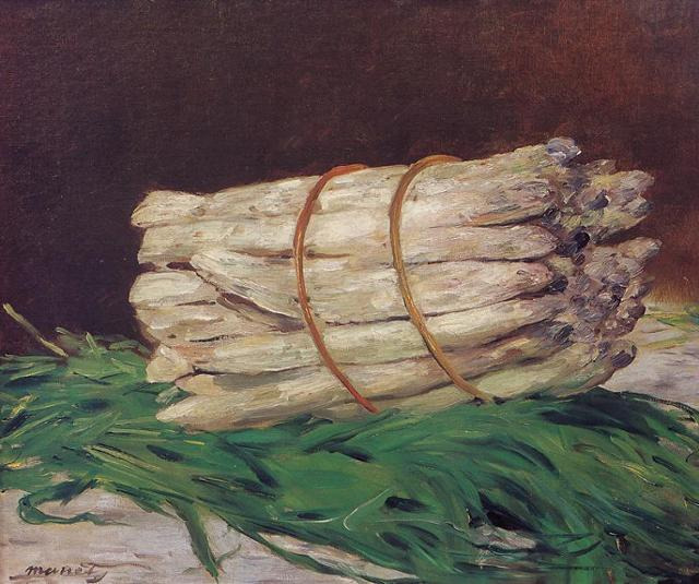 아스파라거스 다발. 1880년 에두아르 마네. 발라프 리하르츠 미술관.