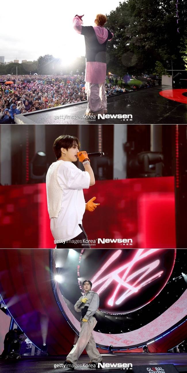 위부터 방찬, 한, 창빈/ GettyImagesKorea 제공