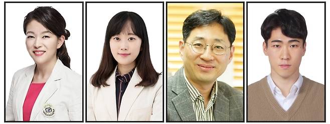 사진 왼쪽부터 가톨릭대학교 부천성모병원 재활의학과 임선 교수·박혜연 임상강사, 포항공대 이승철 교수·김희규 학생.