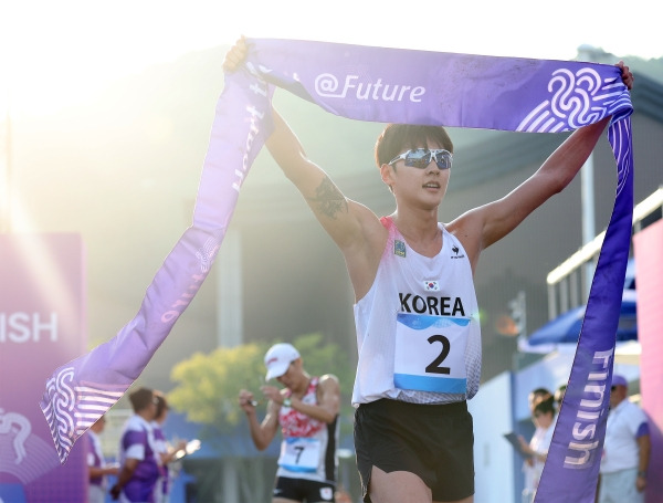 ▲ 한국 근대5종 국가대표 전웅태 선수 사진 : 연합뉴스 