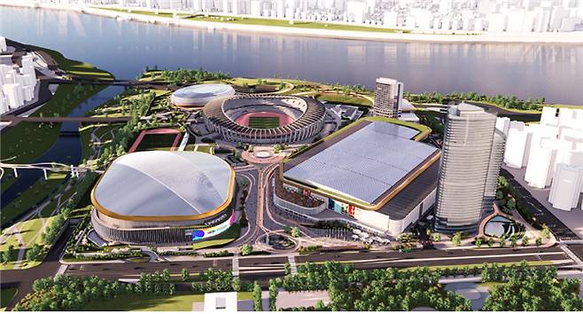 ▲ 잠실 스포츠·마이스(MICE) 복합단지 조성사업(안) 조감도 ⓒ서울시