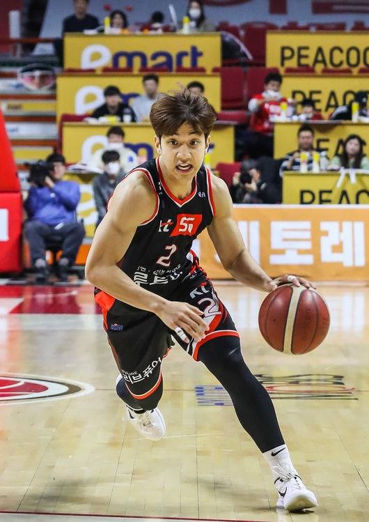 부산 KT 시절의 허훈. /사진=KBL