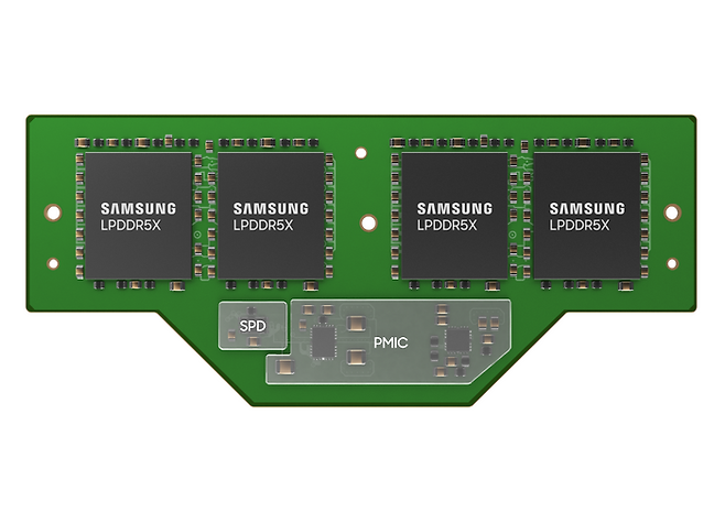 삼성전자가 PC·노트북 D램 시장의 판도를 바꿀 LPDDR D램 기반 7.5Gbps LPCAMM(Low Power Compression Attached Memory Module)을 업계 최초로 개발했다.ⓒ삼성전자