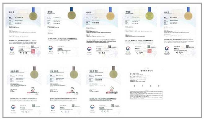 다해줘테크는 특허등록 5건, 특허출원 1건, 상표등록 3건을 획득했다 / 출처=다해줘테크