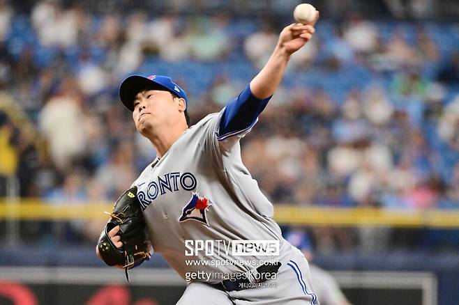 ▲ 토론토와 4년 계약 종료가 눈앞에 다가온 류현진