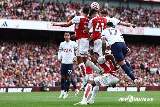 아스널-토트넘 경기 모습. /AFPBBNews=뉴스1