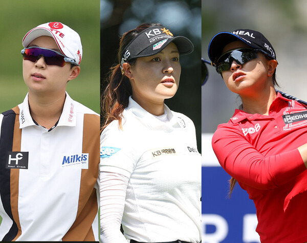 2023년 미국여자프로골프(LPGA) 투어 월마트 NW 아칸소 챔피언십에 출전하는 김효주, 전인지(사진제공=KLPGA). 김세영 프로(사진제공=Getty Images_LPGA)