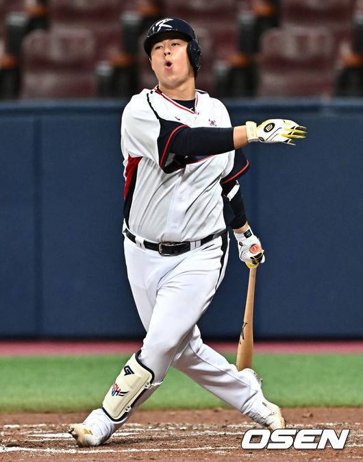 [OSEN=박준형 기자] 대표팀 노시환 2023.09.26 / soul1014@osen.co.kr