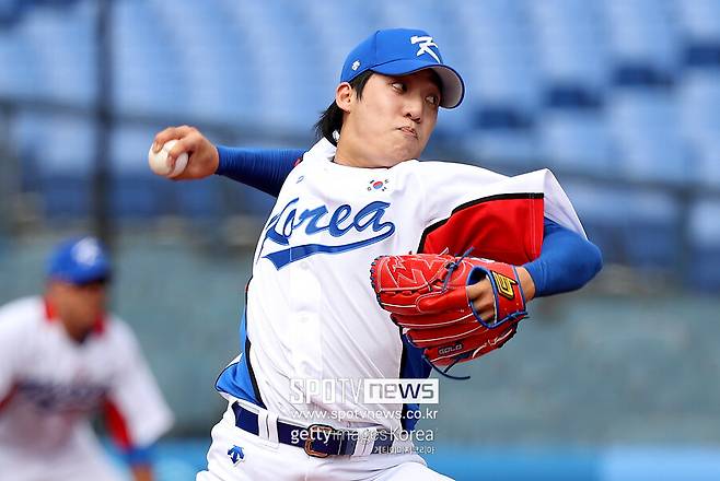 ▲도쿄 올림픽 당시 원태인.