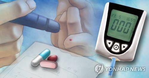 혈당 검사 [제작 이태호] 사진합성 일러스트