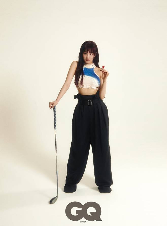 이유비 화보. /사진제공='GQ GOLF'