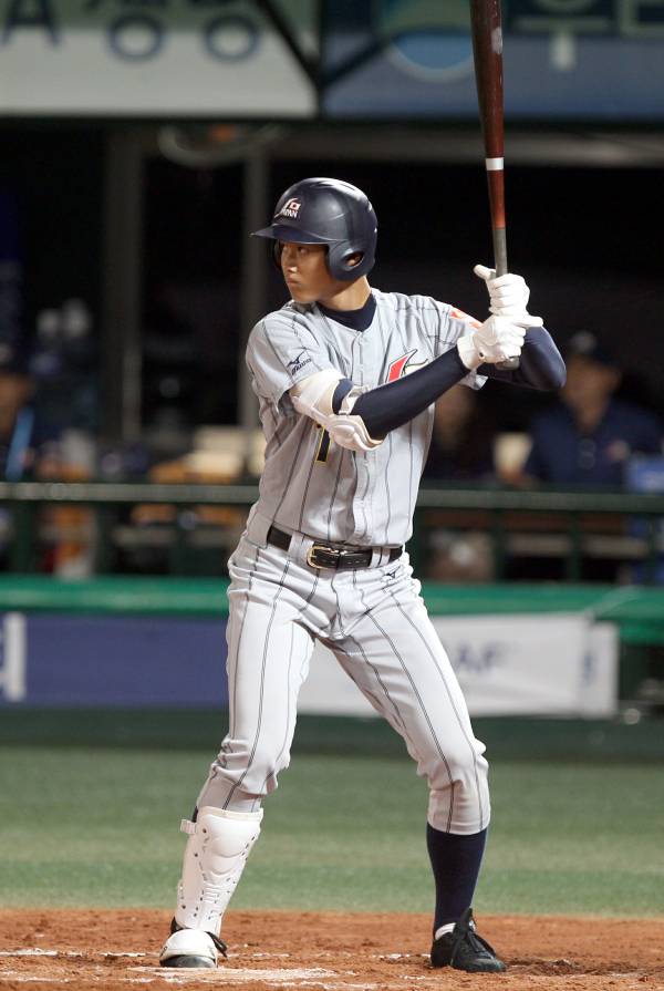 2012년 서울에서 열린 세계청소년야구선수권대회에 참가한 오타니 쇼헤이. 김성근 감독은 이때부터 한국-일본의 실력차가 크게 벌어지기 시작했다고 지적했다. IS 포토