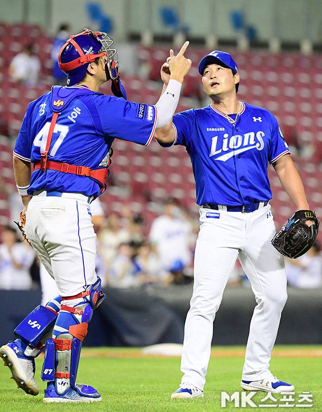 삼성 베테랑 포수 강민호가 2300경기 출전에 도전할 전망이다. 사진=김영구 기자