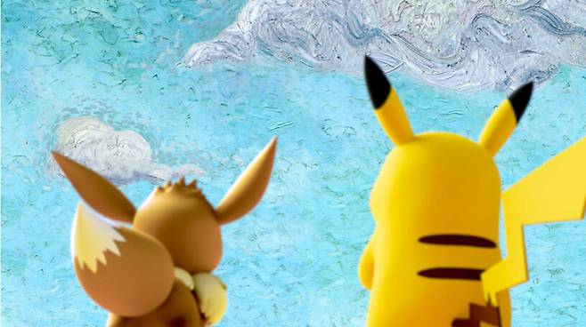 포켓몬 컴퍼니와 반 고흐 미술관 협업 티저 영상 중 한 장면. [포켓몬 컴퍼니 유튜브채널 갈무리]