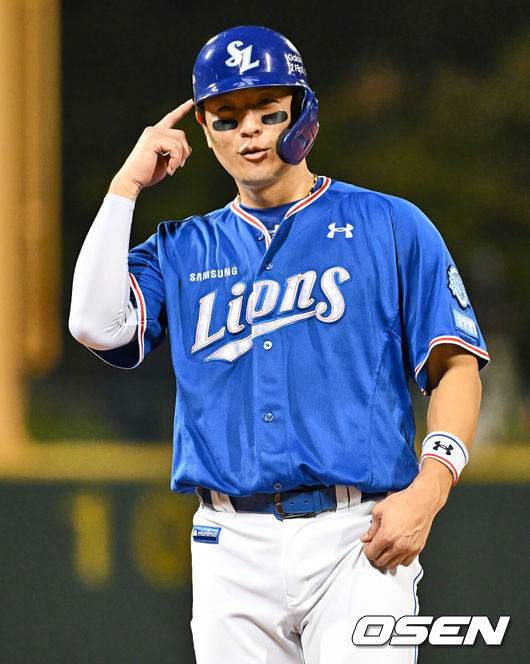 [OSEN=이석우 기자]  삼성 강민호. 2023.09.06 / foto0307@osen.co.kr