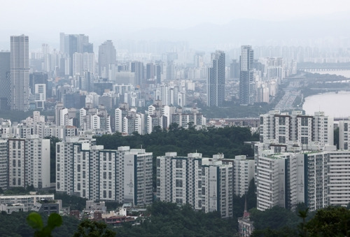 남산에서 바라본 서울 시내 모습.연합뉴스