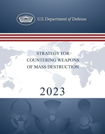 미 국방부가 28일(현지시간) 공개한 '2023 WMD 대응 전략' 표지. 사진은 국방부 홈페이지 캡처.