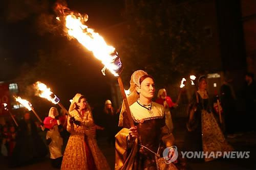 중세 시대 복장 [EPA=연합뉴스]