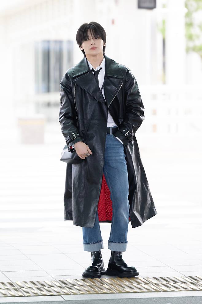 스트레이 키즈 아이엔.   알렉산더 맥퀸 ( Alexander McQueen) 제공.