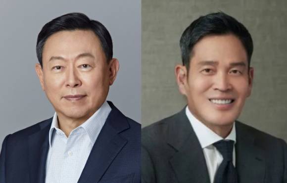 (왼쪽부터) 신동빈 롯데그룹 회장과 정용진 신세계그룹 부회장. [사진=각 사]
