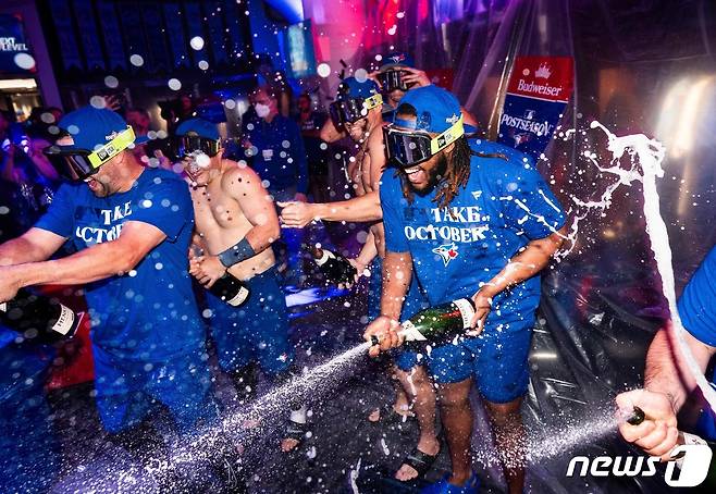 가을야구에 합류한 류현진의 소속팀 토론토 블루제이스. ⓒ AFP=뉴스1