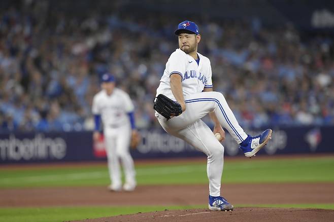 기쿠치 유세이는 와일드카드시리즈에서 불펜투수로 보직을 옮길 예정이다. AP연합뉴스