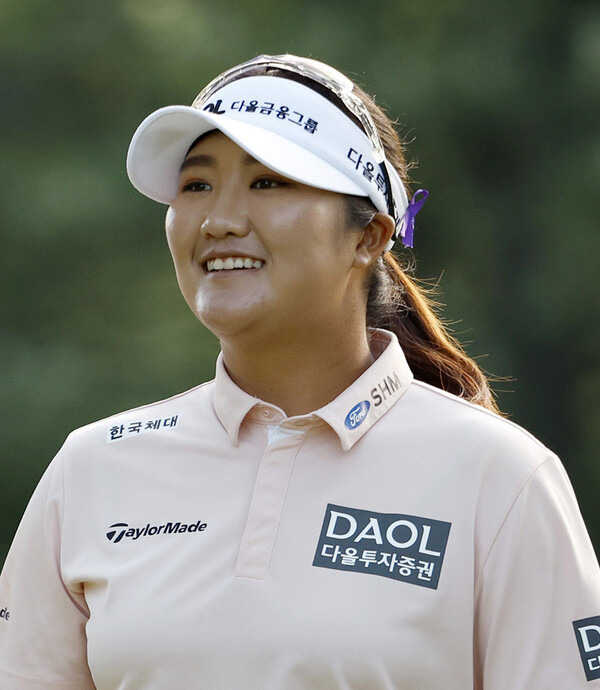 2023년 미국여자프로골프(LPGA) 투어 월마트 NW 아칸소 챔피언십 우승 경쟁에 뛰어든 유해란 프로. 사진제공=Getty Images_LPGA