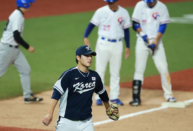 먼저 실점한 문동주 [사진 제공:연합뉴스]